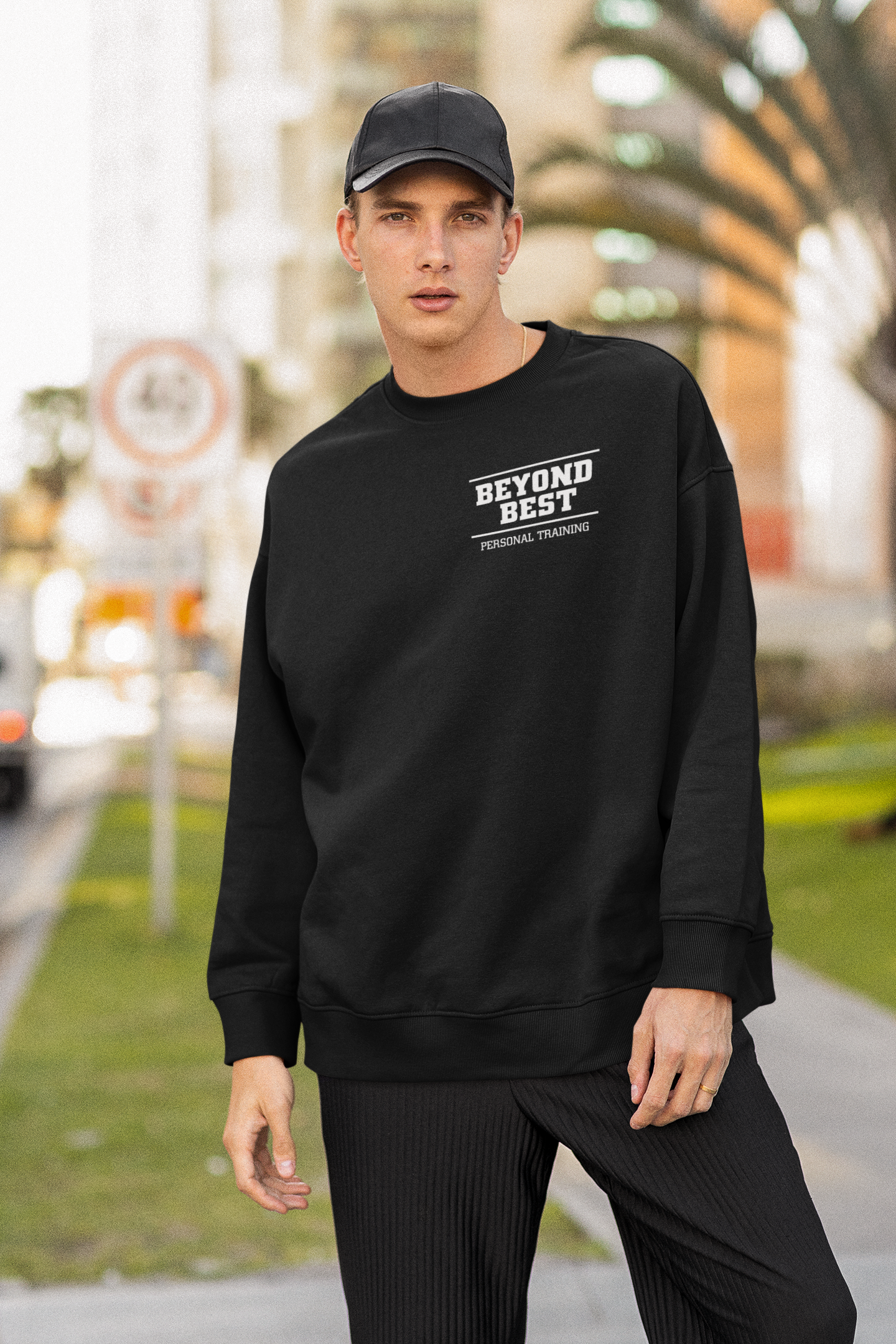 Beyond Best - Premium Crew - Left Pocket Print