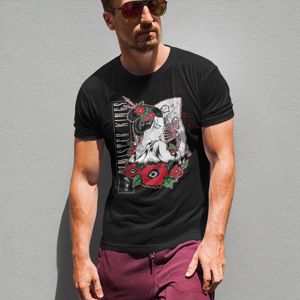 Geisha Fan - Men's Tee - SINISTER KINGS