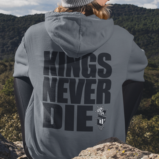 Kings Never Die Hoodie - Back - SINISTER KINGS