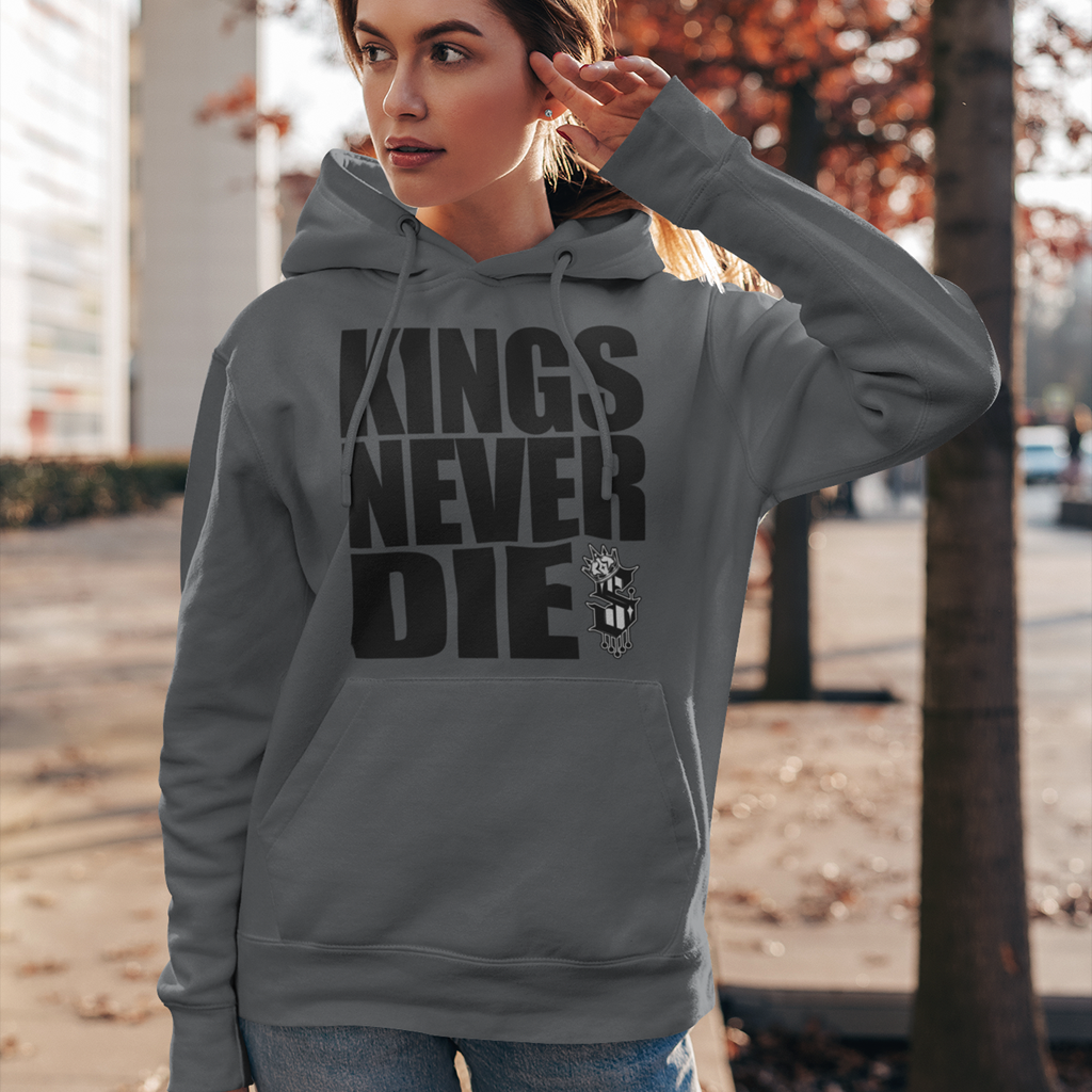 Kings Never Die Hoodie - Front - SINISTER KINGS