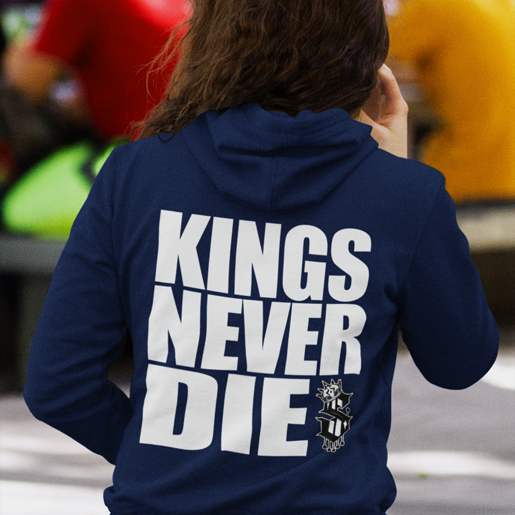 Kings Never Die Hoodie - Back - SINISTER KINGS