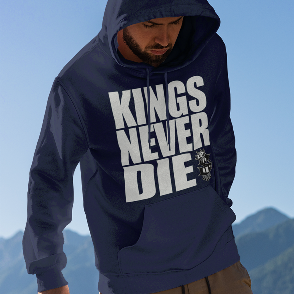 Kings Never Die Hoodie - Front - SINISTER KINGS