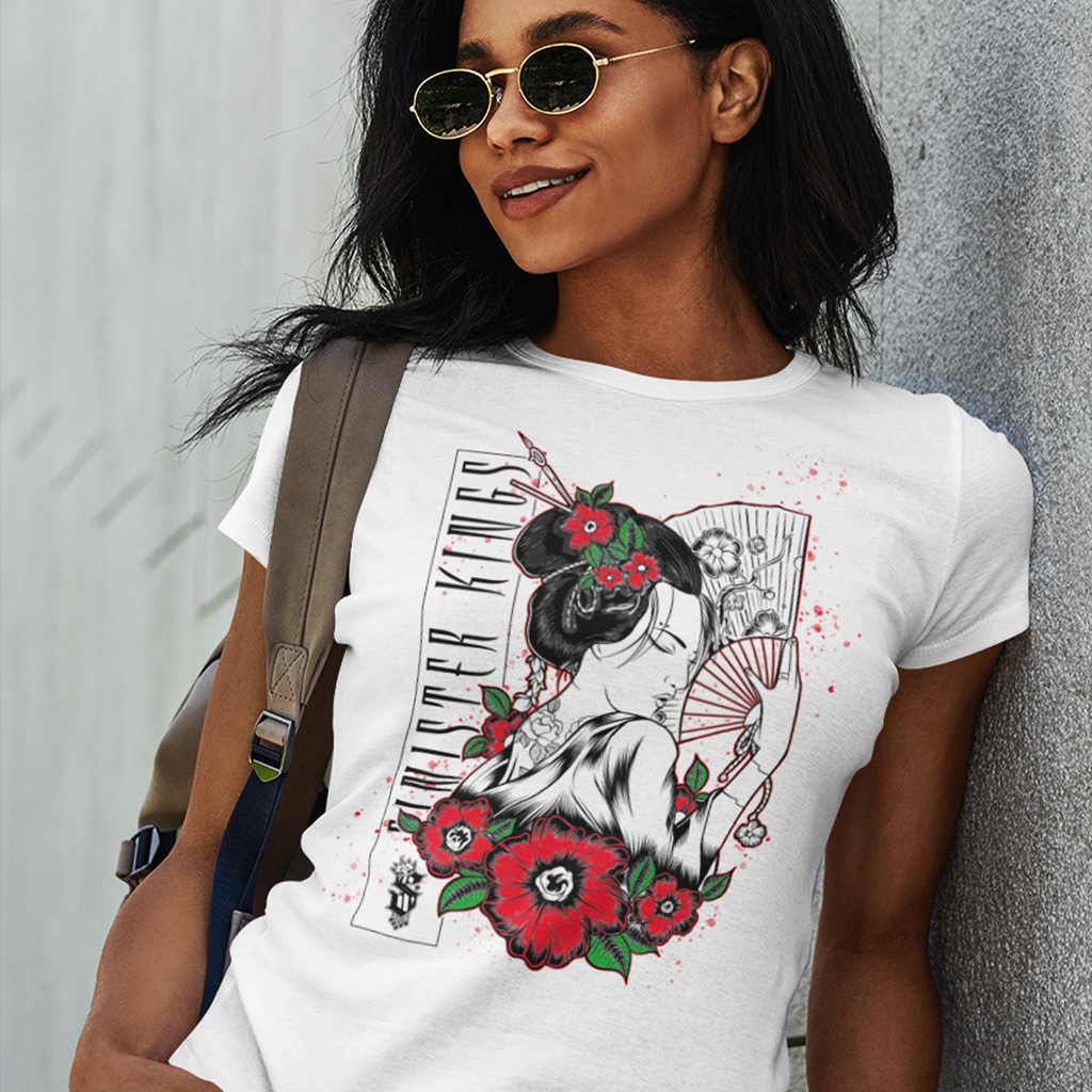 Geisha Fan - Women's Tee - SINISTER KINGS