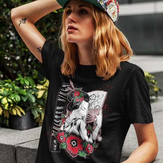 Geisha Fan - Women's Tee - SINISTER KINGS