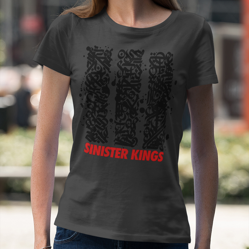 Calligraphy Kings - Women's Tee - SINISTER KINGS