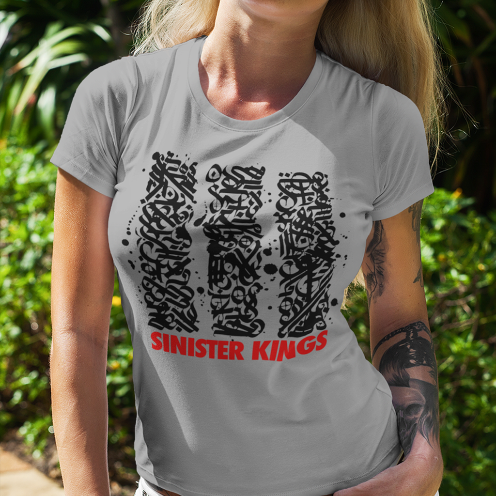 Calligraphy Kings - Women's Tee - SINISTER KINGS