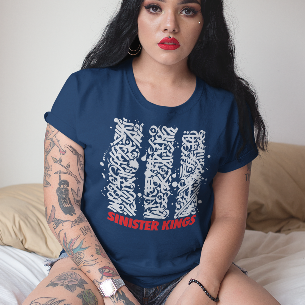 Calligraphy Kings - Women's Tee - SINISTER KINGS