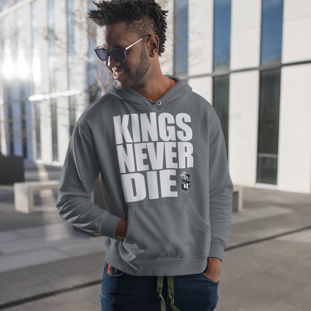 Kings Never Die Hoodie - Front - SINISTER KINGS