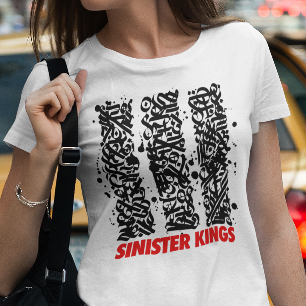 Calligraphy Kings - Women's Tee - SINISTER KINGS