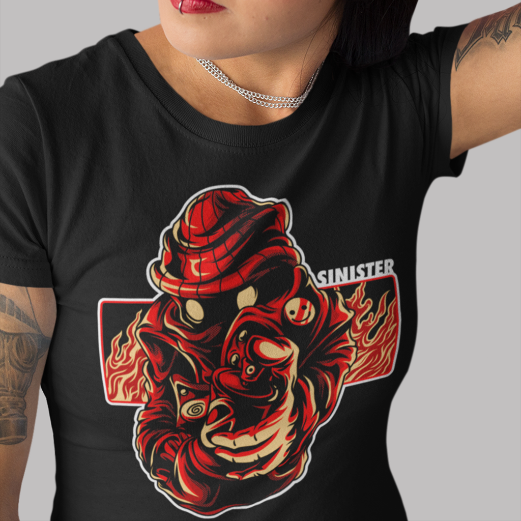 Spray Can Red - Women's Tee - SINISTER KINGS